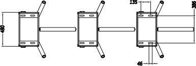 Diagrama de dimensiones AP-1000-HD
