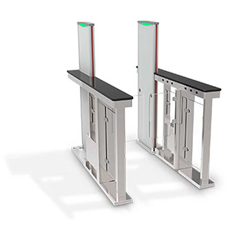Torniquete peatonal ZKTeco MST-150 con detector de metales